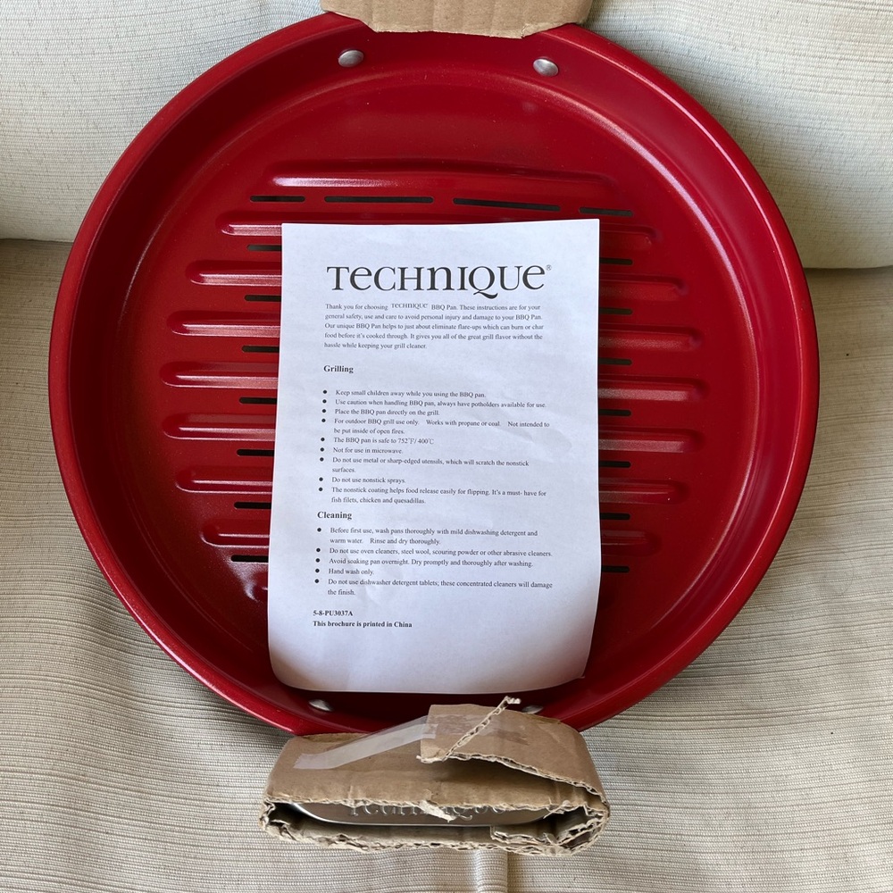 NIP Technique Red Grill Pan